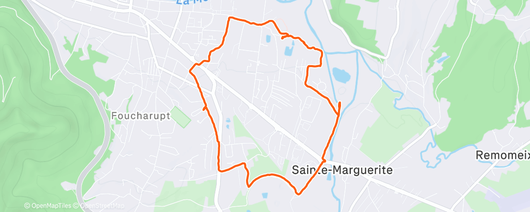 Map of the activity, Remise en marche en vue de se dérouiller et d'être prêt au printemps