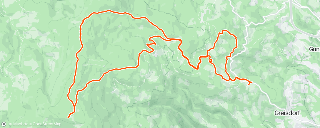 Map of the activity, Lockere Lauf