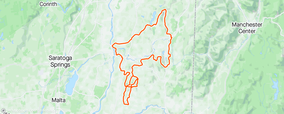 Map of the activity, Battenkill double puncture to the heart