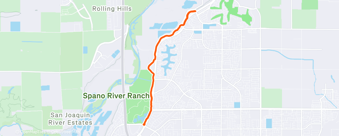 Mappa dell'attività Morning Run