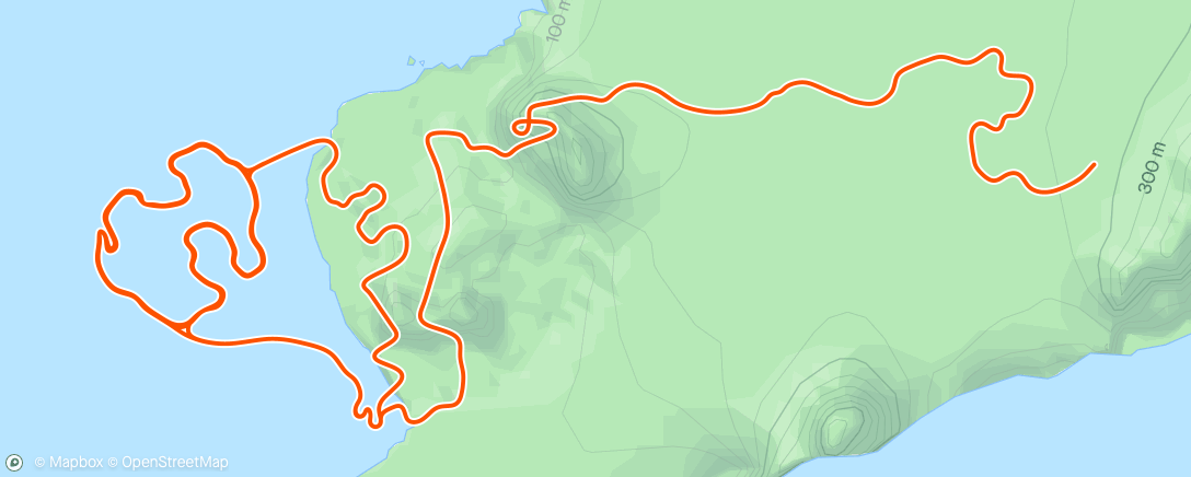 Map of the activity, Zwift - Arise