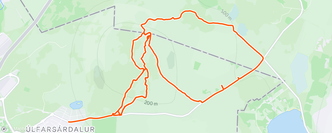 Map of the activity, Evening E-Mountain Bike Ride