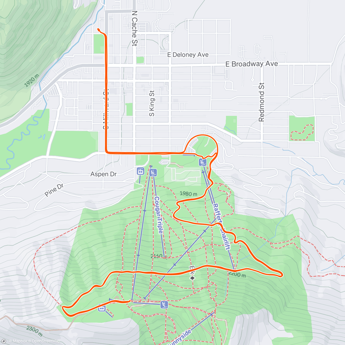 Map of the activity, Gravel Ride up SK
