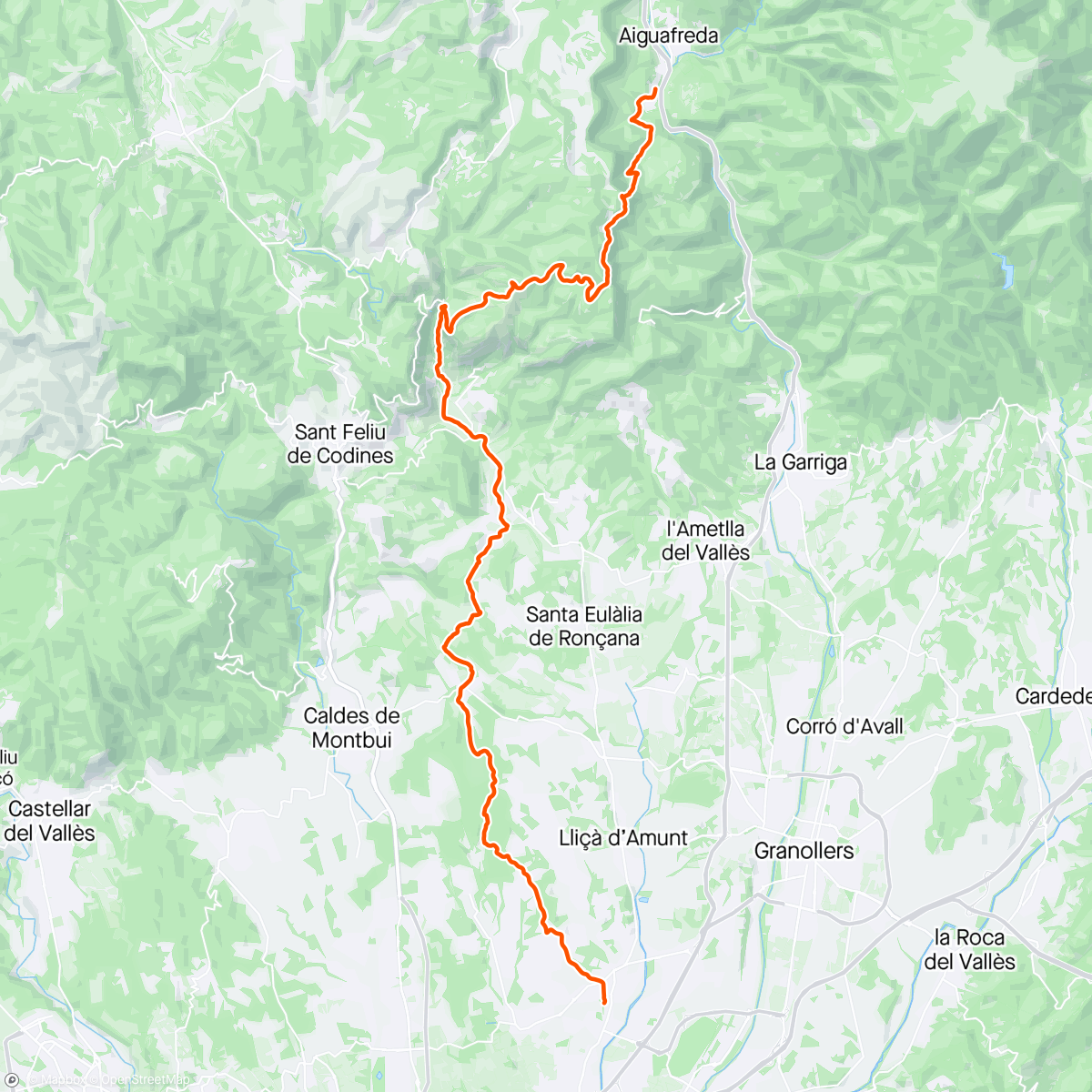 Map of the activity, La Bastarda 2024