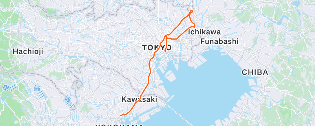 Map of the activity, 江戸川