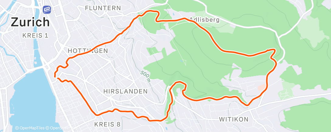 Map of the activity, Loorenchopf mit Reto