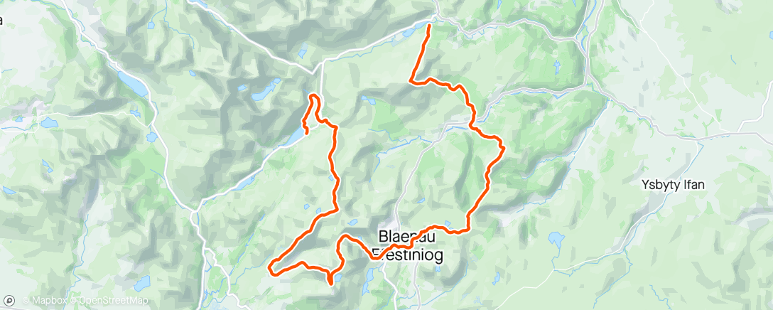 Map of the activity, Climbing and Bog Trotting