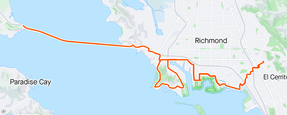 Map of the activity, Pt Richmond loops and RSR bridge