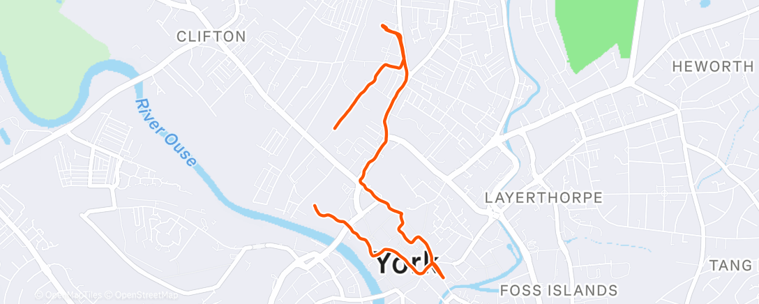 Map of the activity, Looking for good coffee