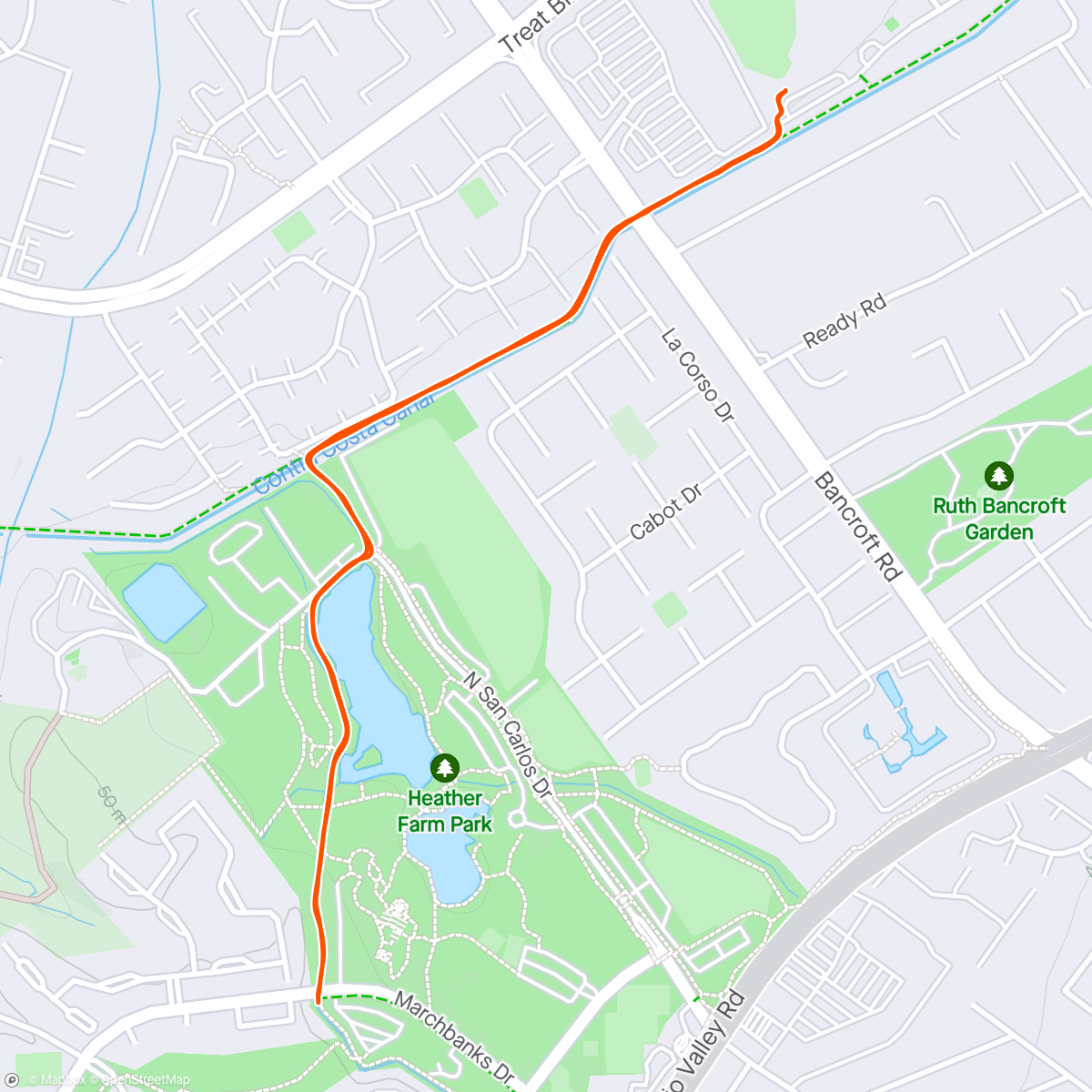 Map of the activity, Birthday Drop Off