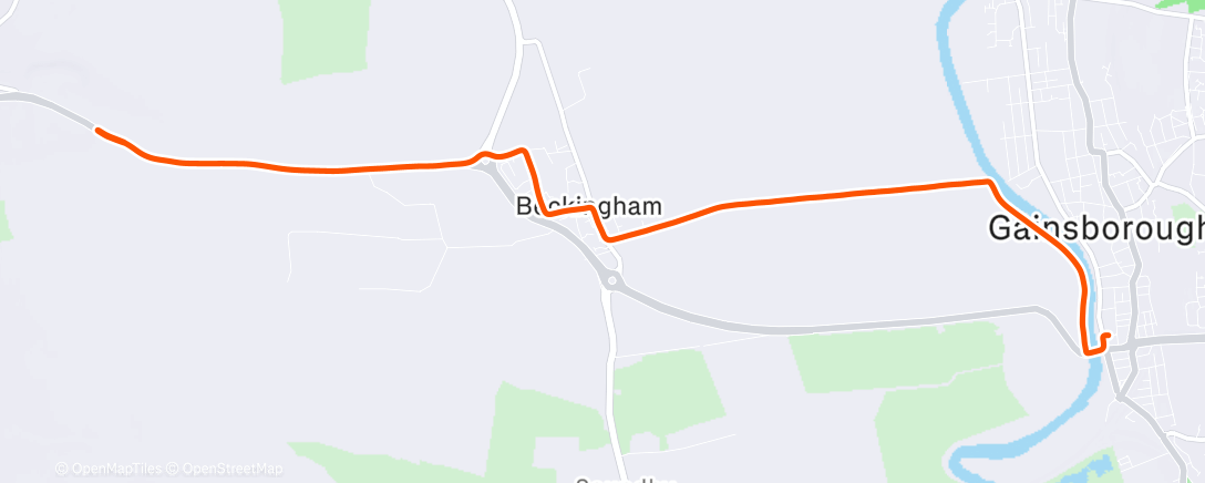 Map of the activity, Lunch Ride