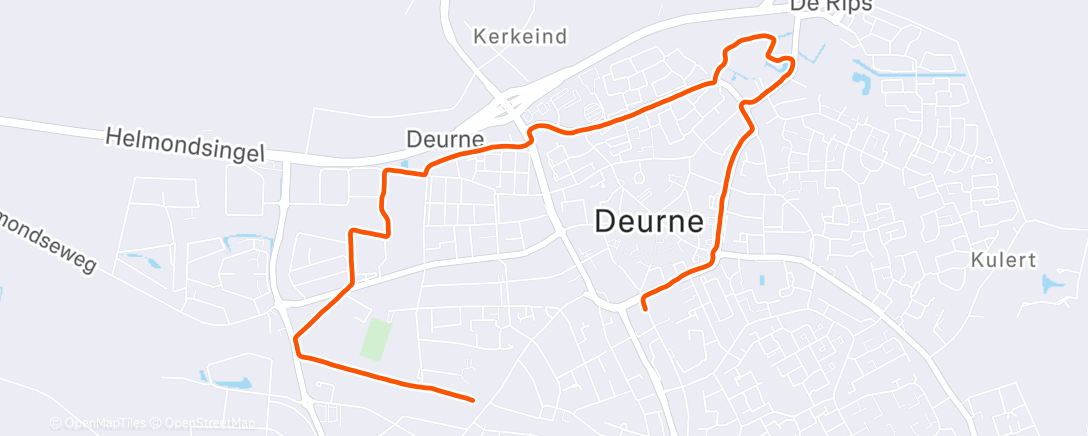 Map of the activity, Run Deurne 🇳🇱