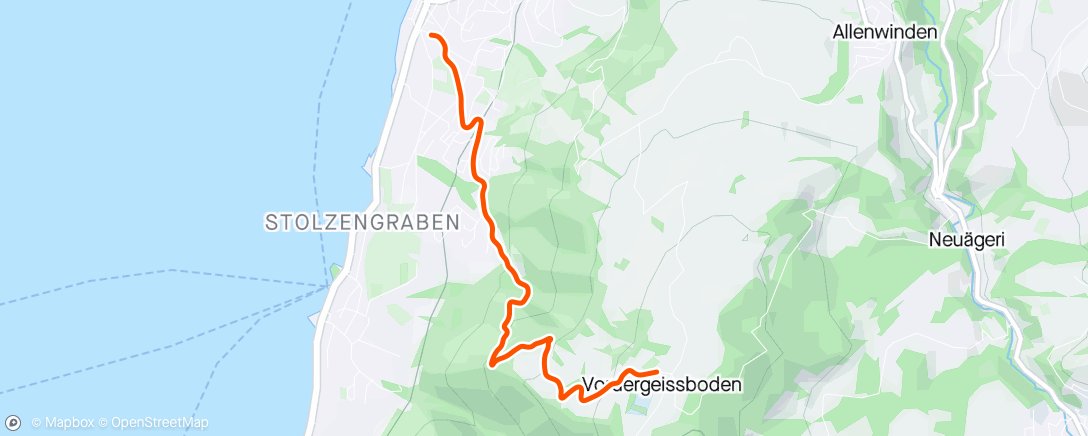 Map of the activity, ROUVY - Zugerberg Swiss