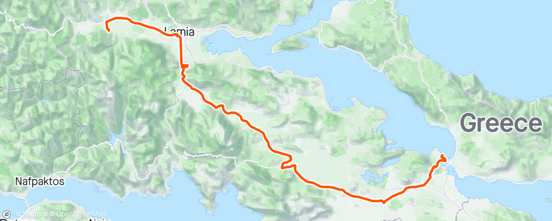 Map of the activity, 🇬🇷🇬🇷 Tour of Hellas #4
