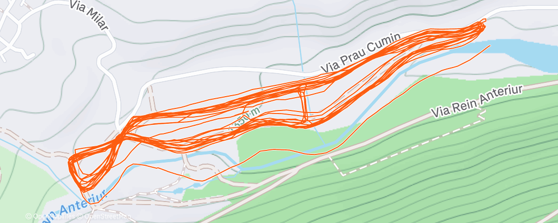 Map of the activity, Ski Nordisch zur Mittagszeit