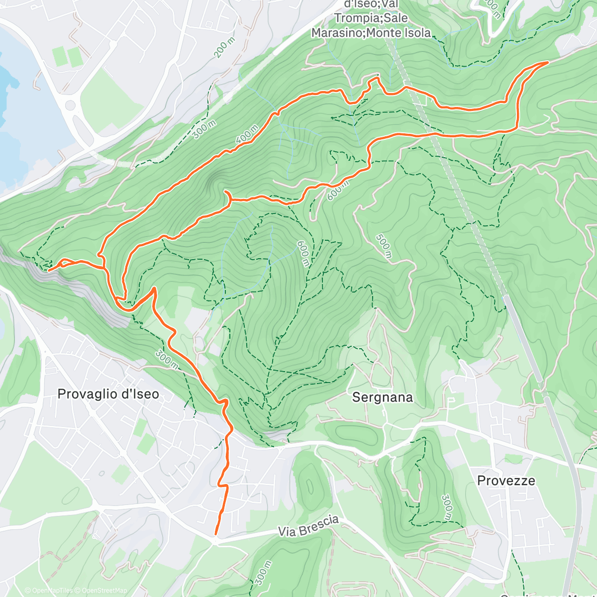 Peta aktivitas, Cognolo e Sentierone 🌞