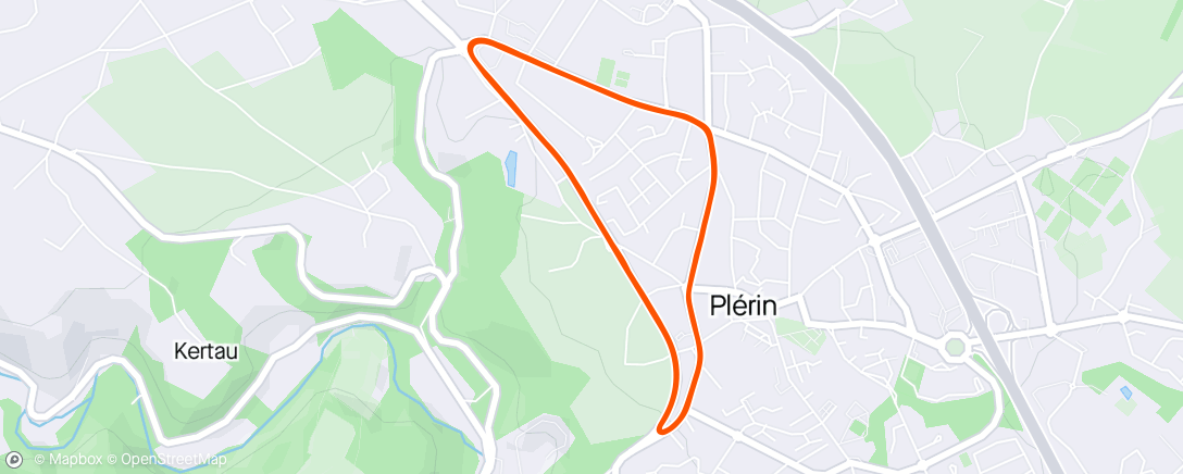 Map of the activity, Grand Prix de Plérin