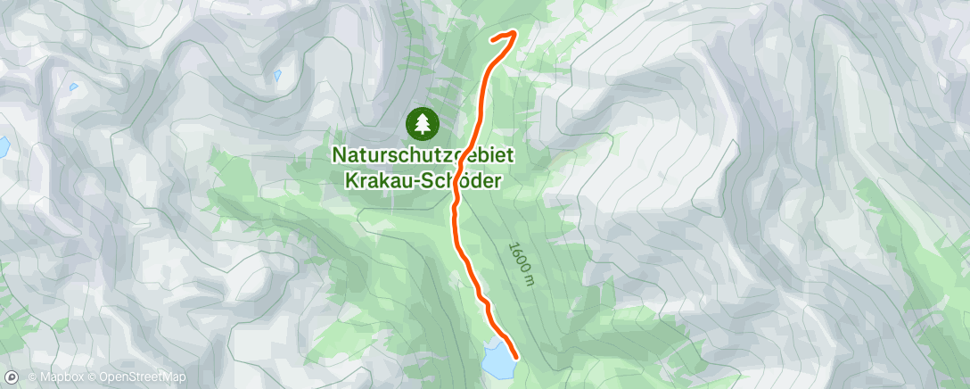 Map of the activity, Morning Nordic Ski