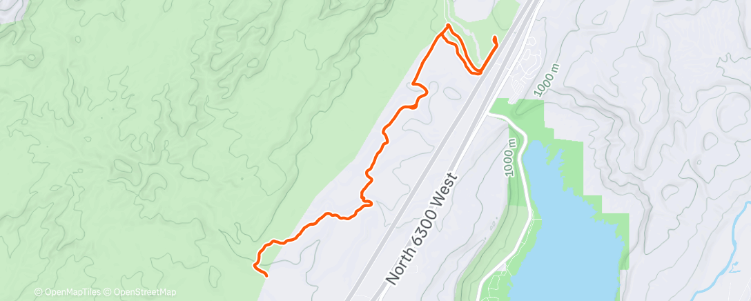 Map of the activity, Afternoon Ride