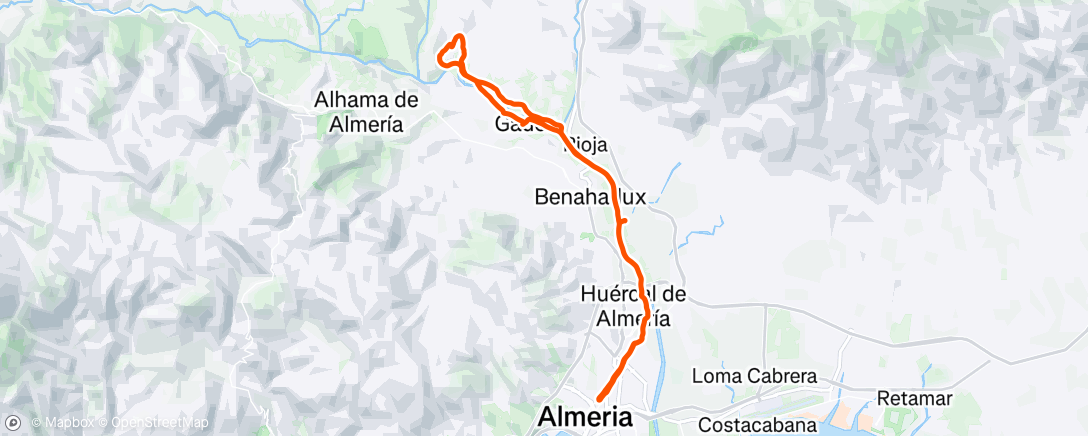 Map of the activity, Morning Ride