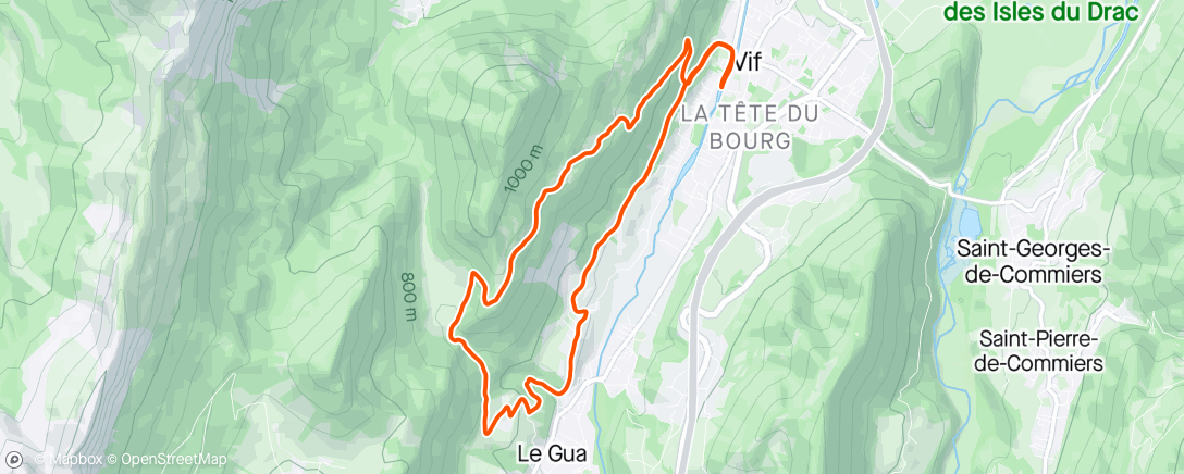Mapa de la actividad (Tour d'Uriol)