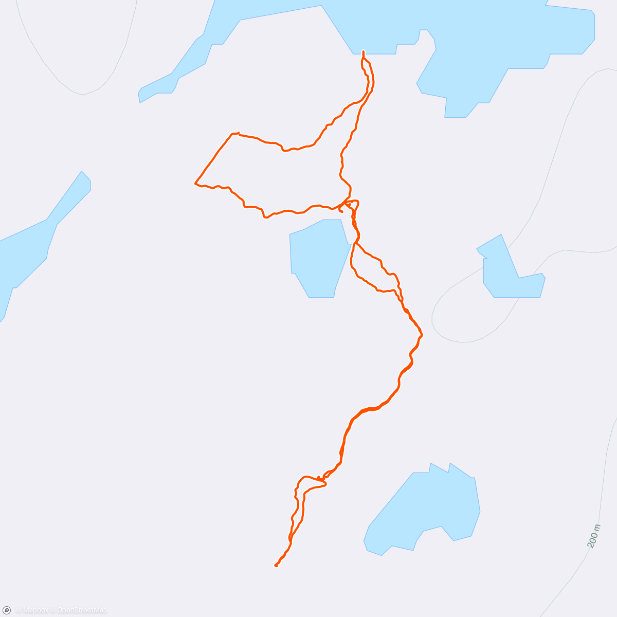 Map of the activity, Hunting Hike - Metsällä