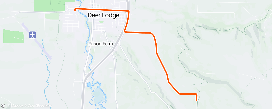 Map of the activity, To the ranch