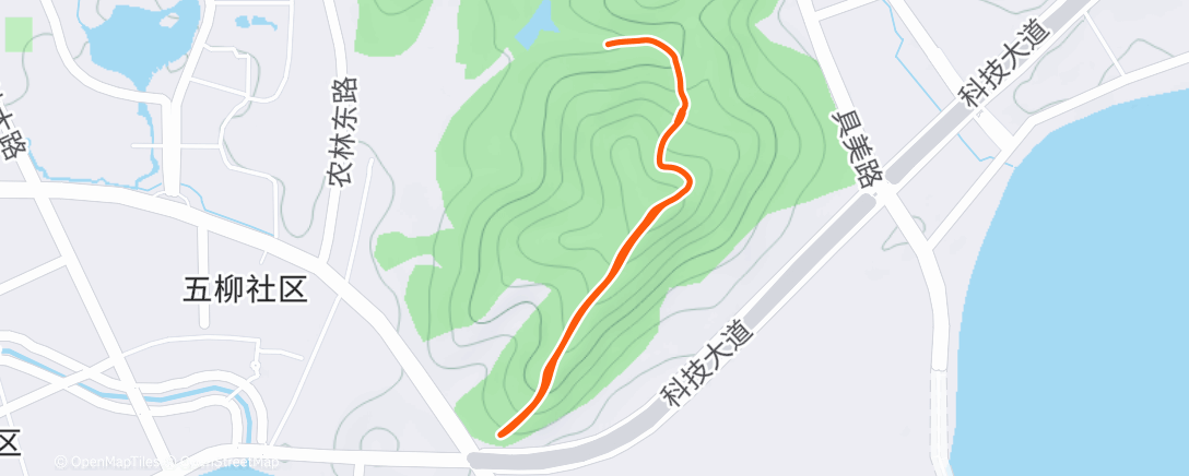 Map of the activity, 午后骑行