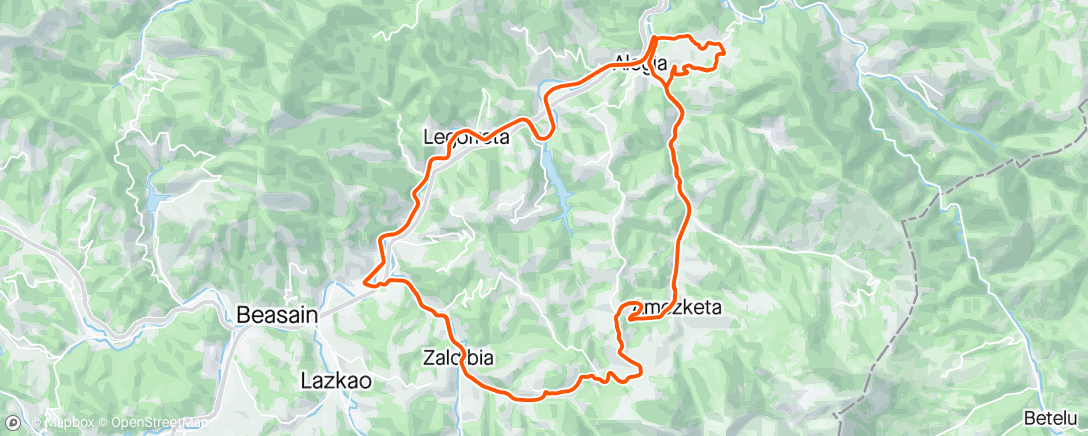 Map of the activity, Klasica ordizia