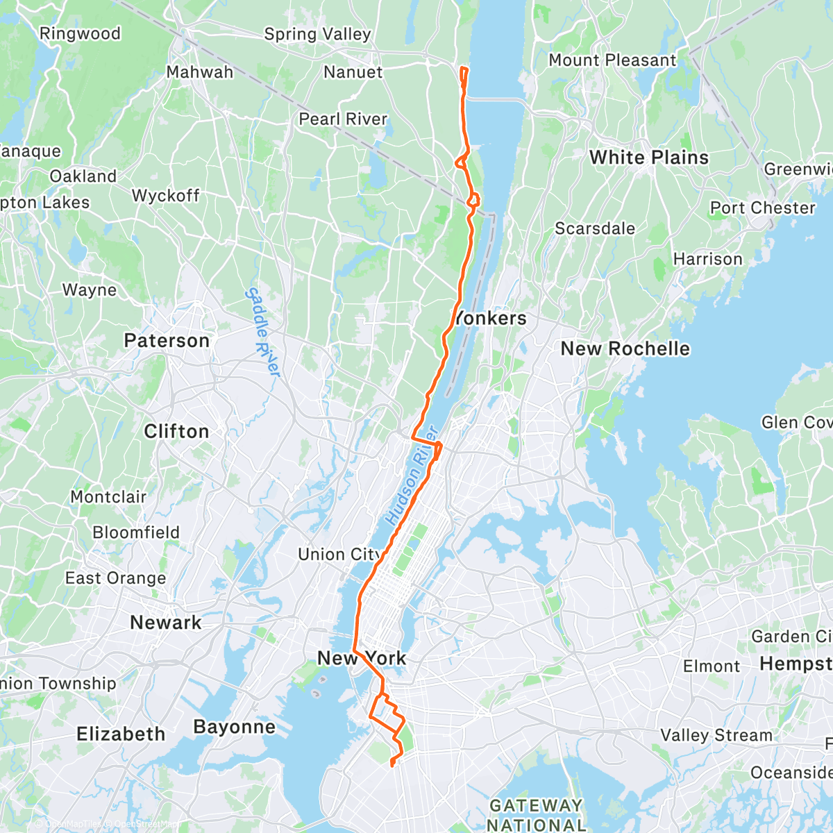 Mapa de la actividad (The Great Outdoors!)