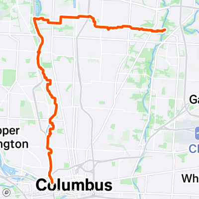 Olentangy Connector Thru Columbus | 16.8 mi Cycling Route on Strava