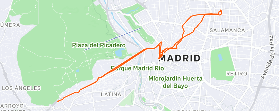 Map of the activity, Actividad de mañana