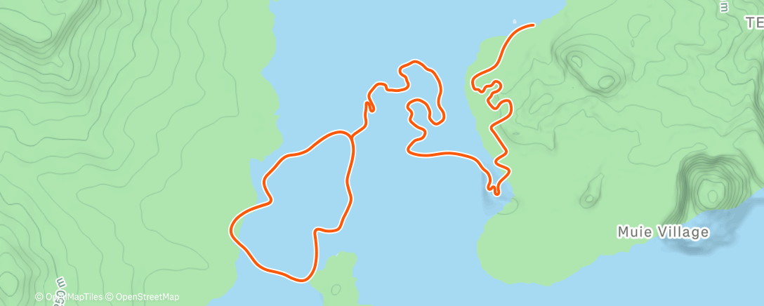 Map of the activity, Zwift - Power Punches in Watopia