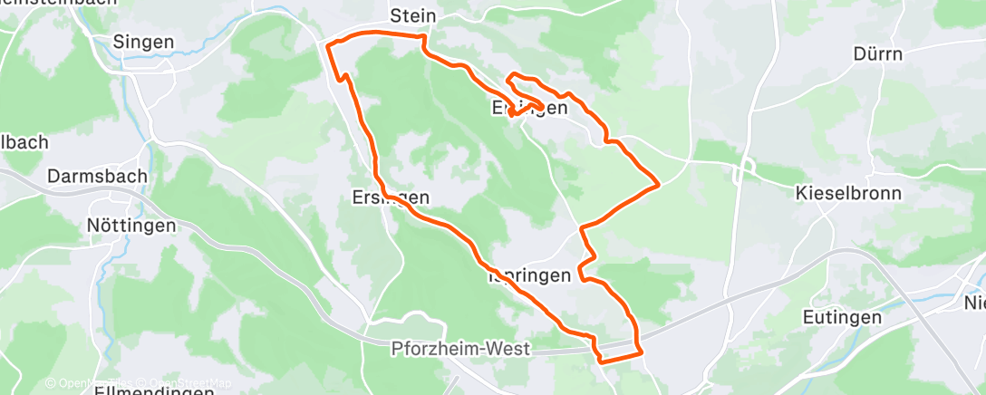 Map of the activity, Adventskalenderlauf: Türchen 24