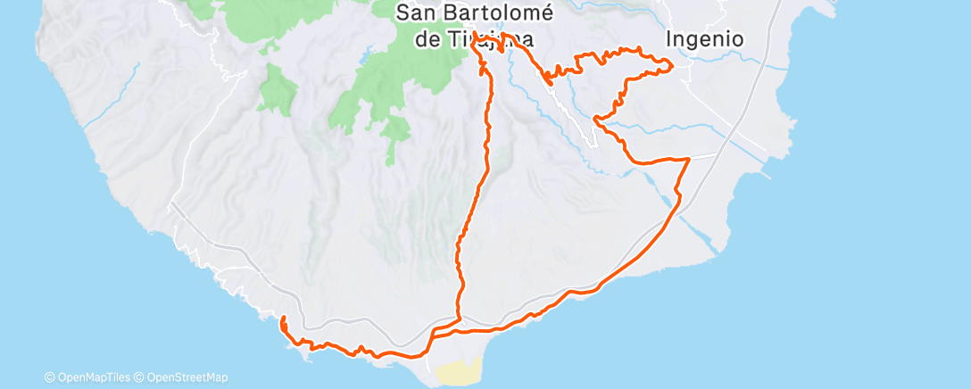 Map of the activity, Morning Ride