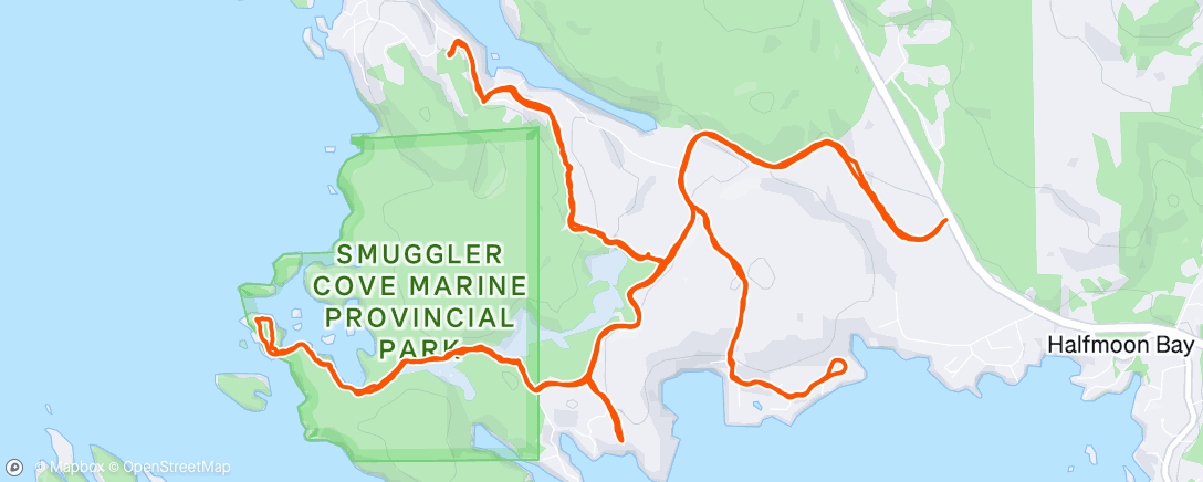 Map of the activity, So freaking cold 🥶