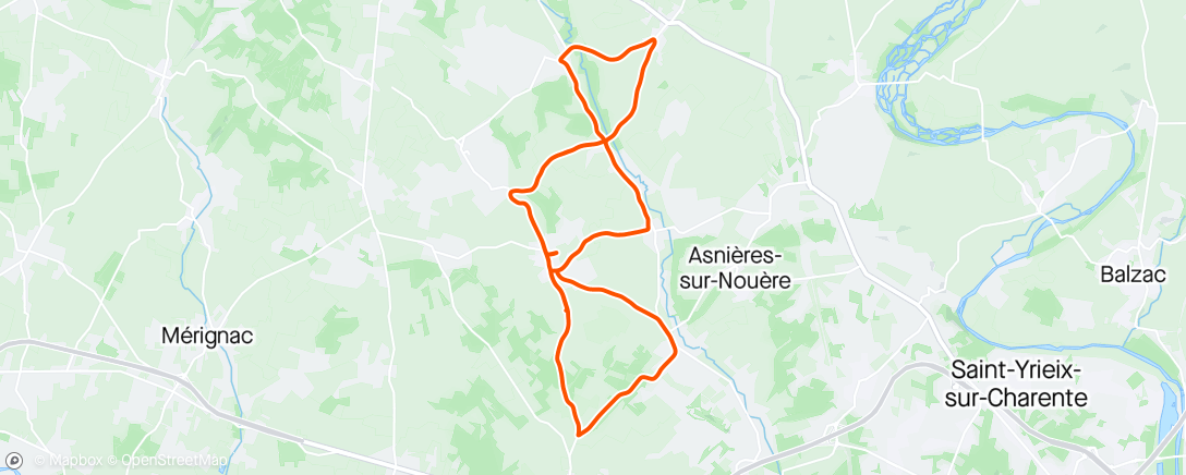 Map of the activity, Sortie stage CD16 après-midi