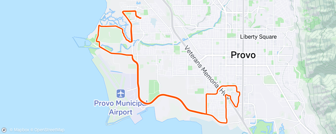Map of the activity, Morning Ride