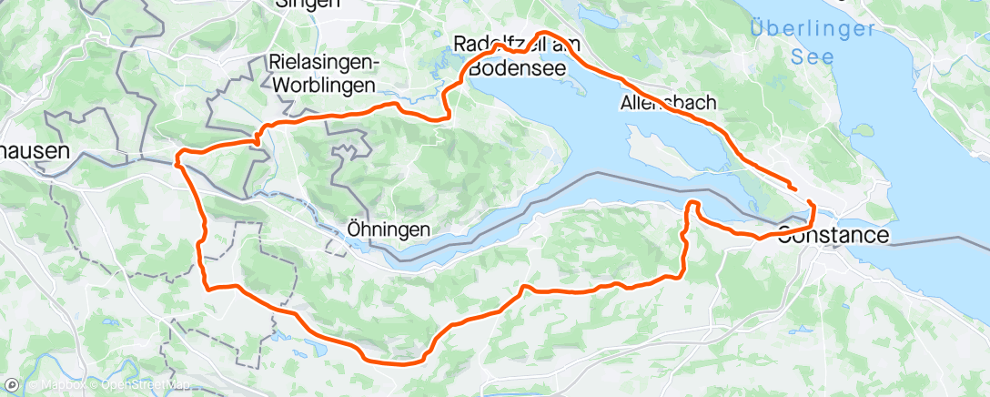 Map of the activity, Auffahrt - Untersee extended mit Michael