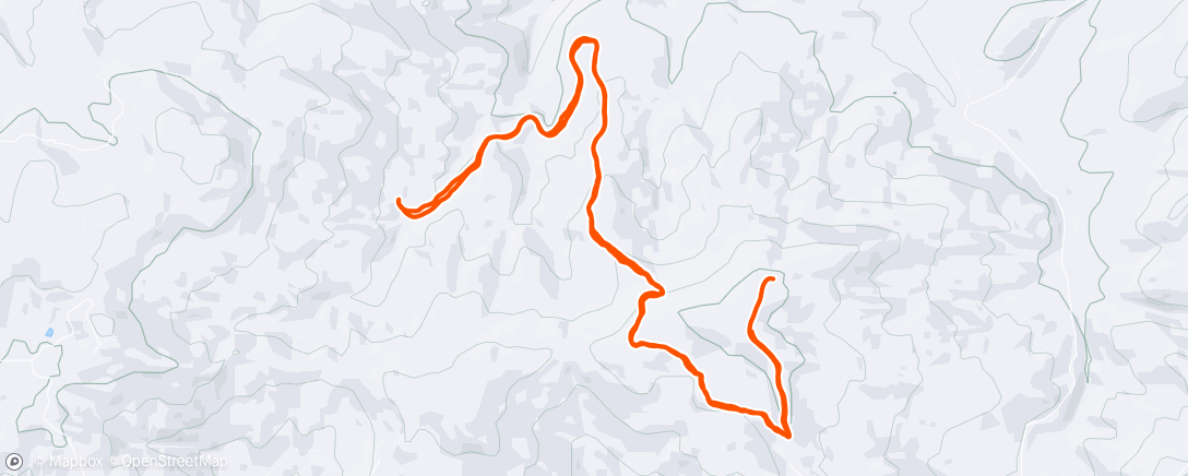 Map of the activity, Morning Trail Run