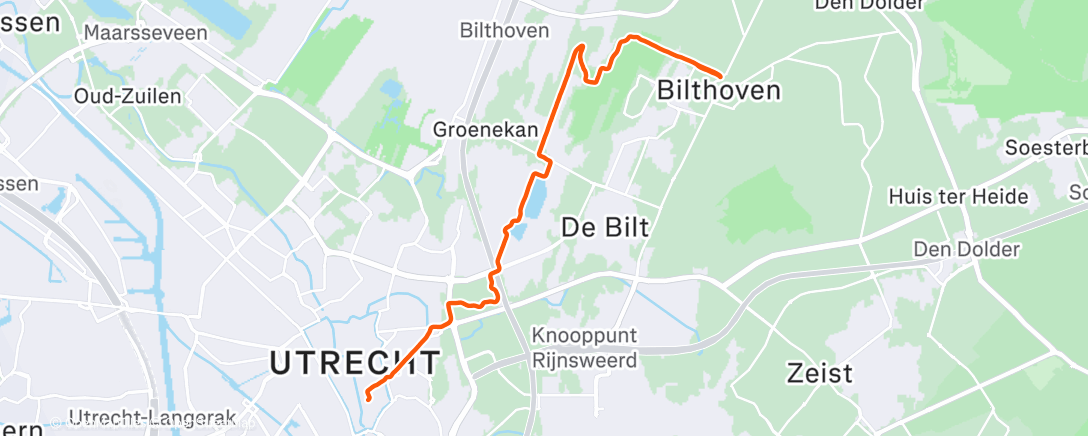 Карта физической активности (Opgepikt door Guus in Bilthoven)