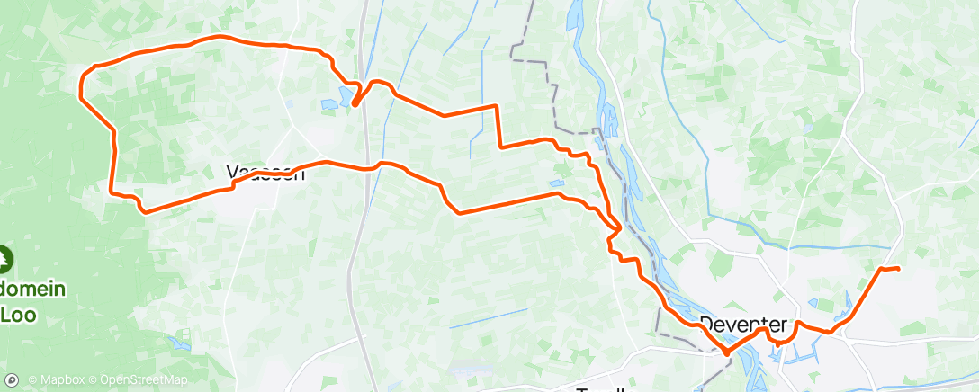 Mapa da atividade, De Meet Gortel Emst