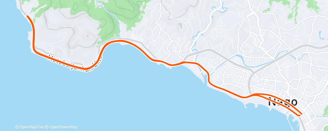 Карта физической активности (午後のライド)