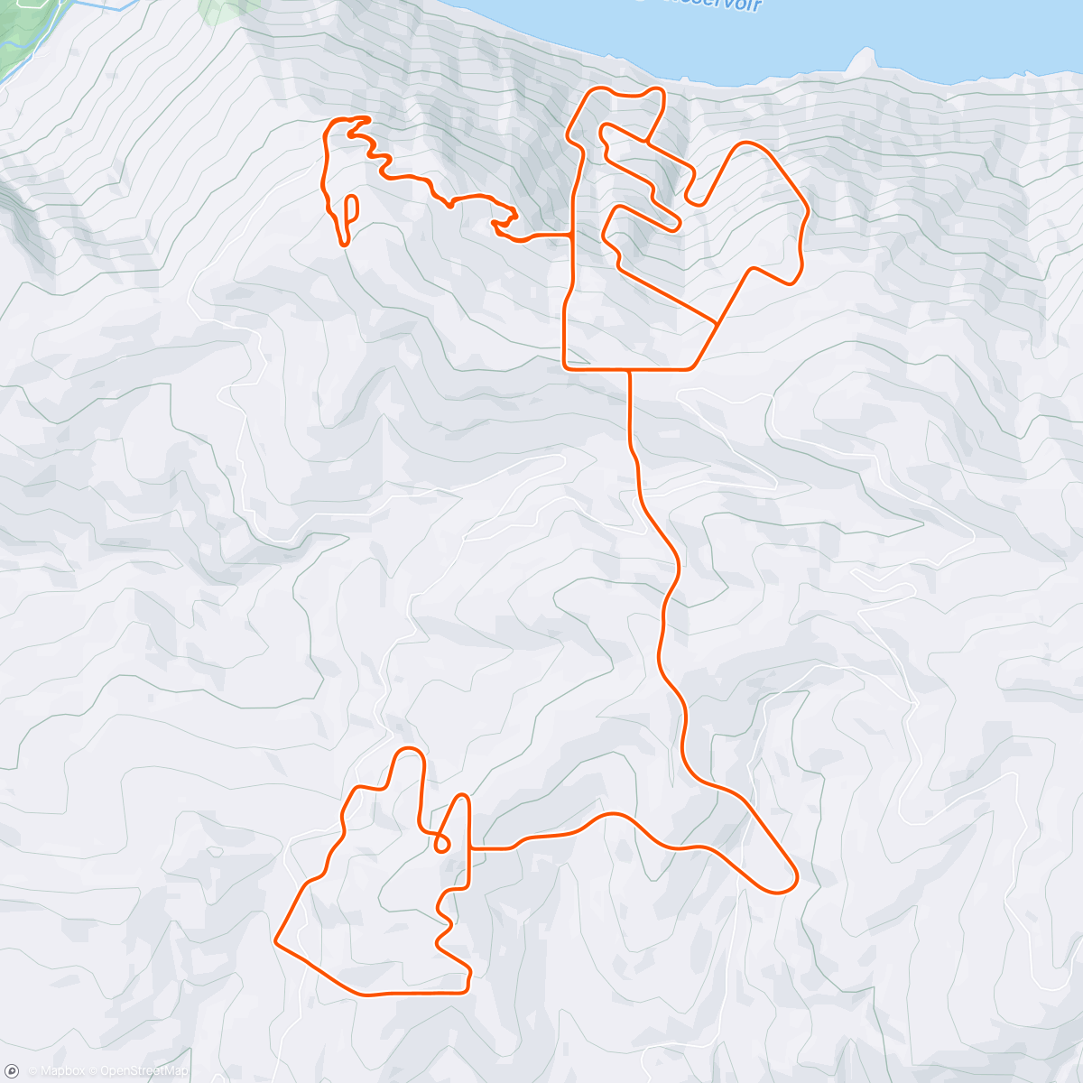 Map of the activity, MyWhoosh - Openers session