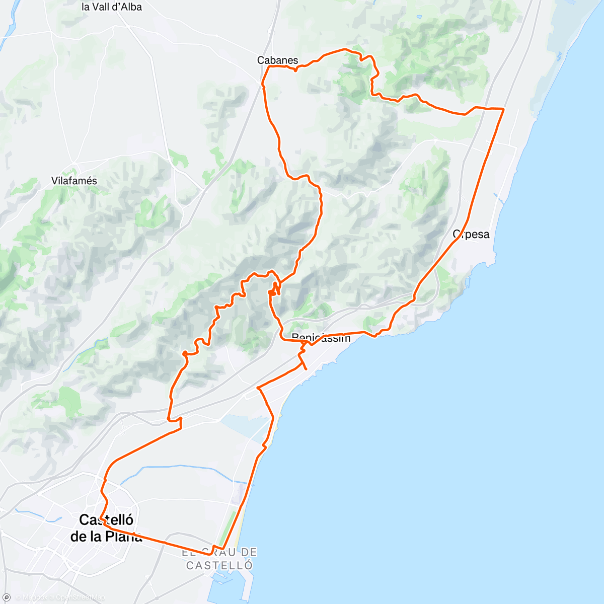 Map of the activity, Disfrutando ✌🏻