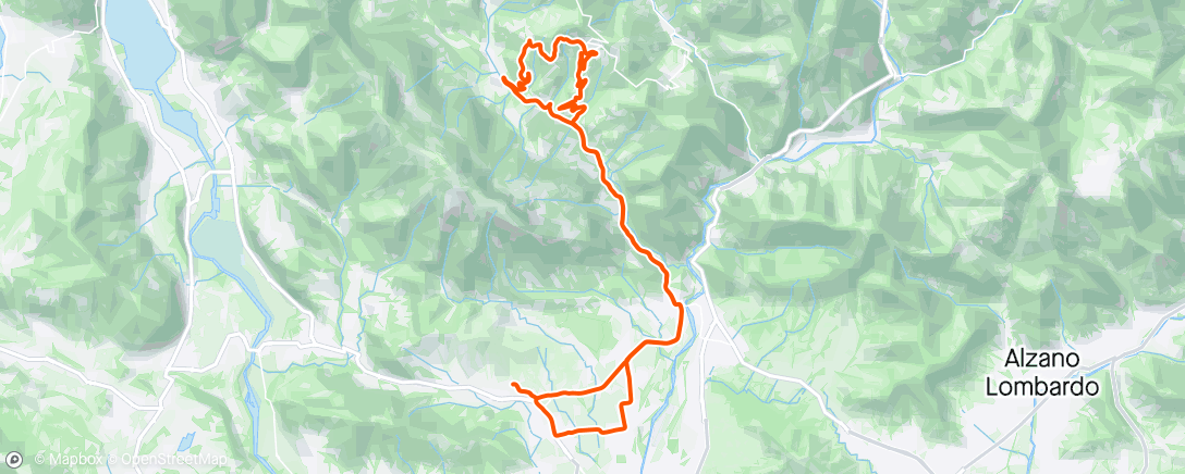 Map of the activity, Berbenno