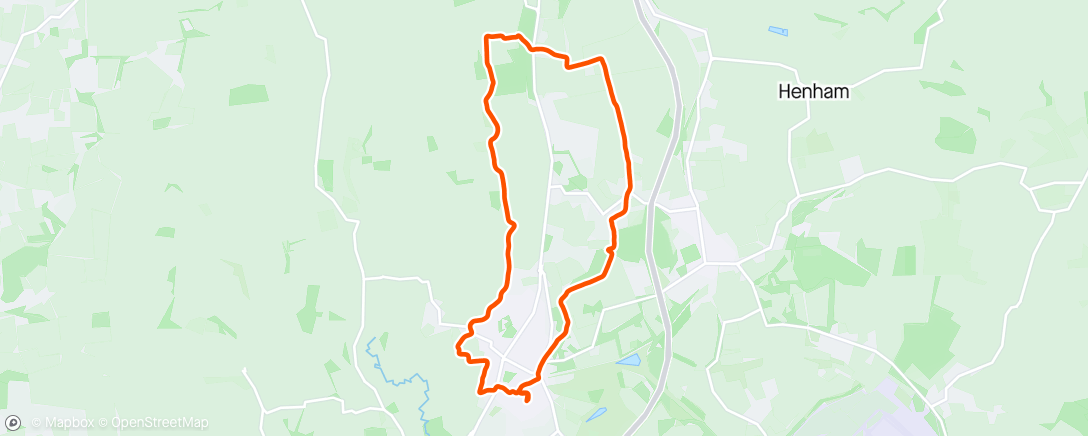 Mapa de la actividad, Soggy trails