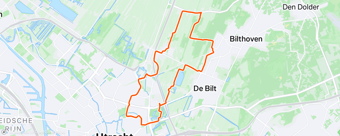 Map of the activity, Ochtendloop 🙂☀️