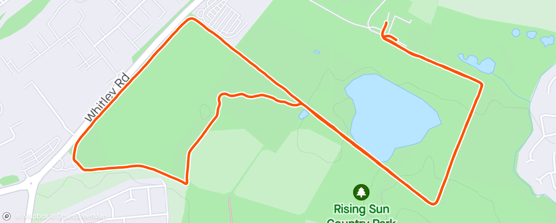 Map of the activity, RSPR Buggy run