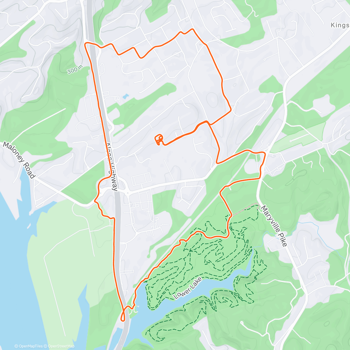 Map of the activity, SNOW TIME